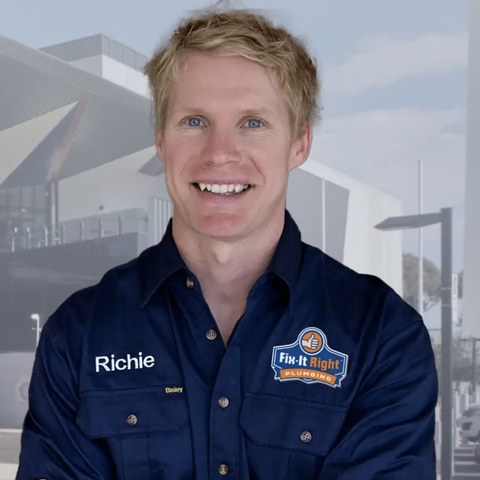 Richie, licensed plumber at Fix-It Right Plumbing